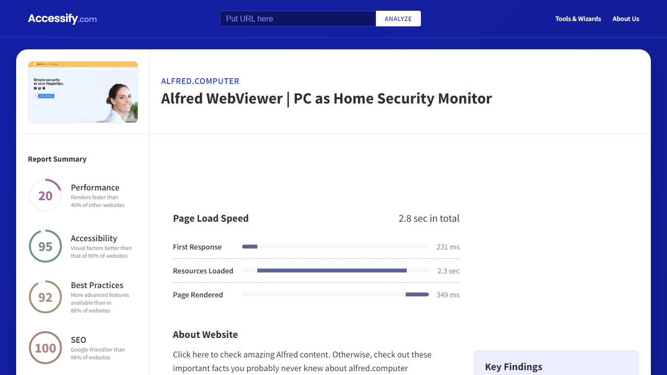 Alfred WebViewer | PC as Home Security Monitor - Accessify